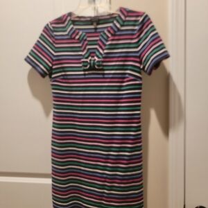 Talbots Multicolor Striped Dress